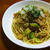 ツナとアボカドの和風パスタおろしのっけ。