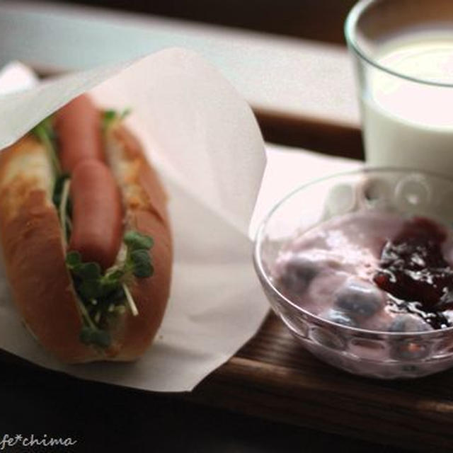 朝食☆ホットドッグ