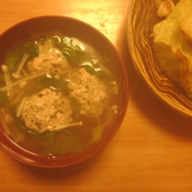 世界のスープweek：豆腐団子のしょうがスープ（日本）