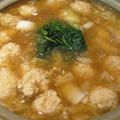 豆腐の鶏団子とろみ鍋