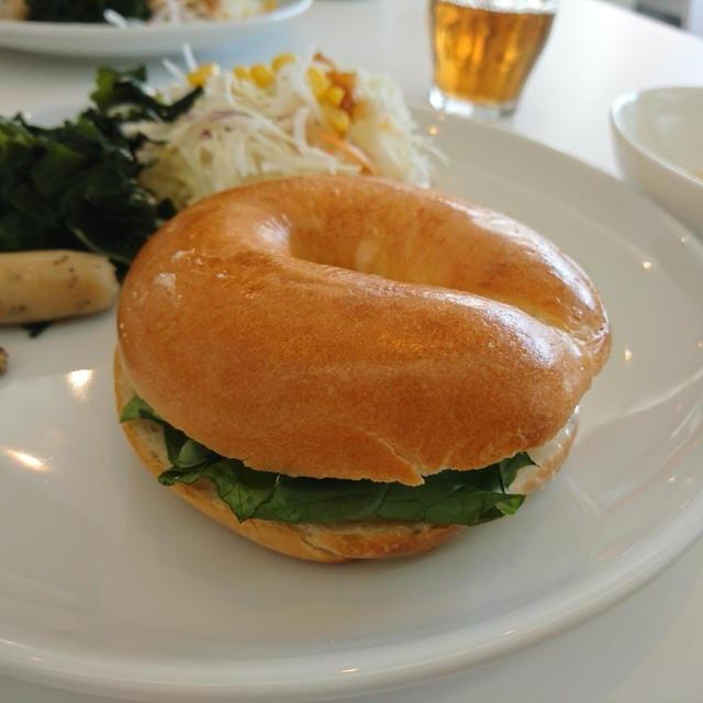 ＊サーモン＆クリームチーズベーグルサンド＊