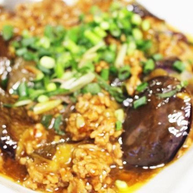 麻婆茄子　春巻き