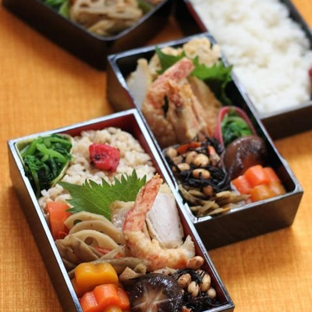 これな～に(´･∀･｀)？　　☆　天ぷら惣菜弁当♪