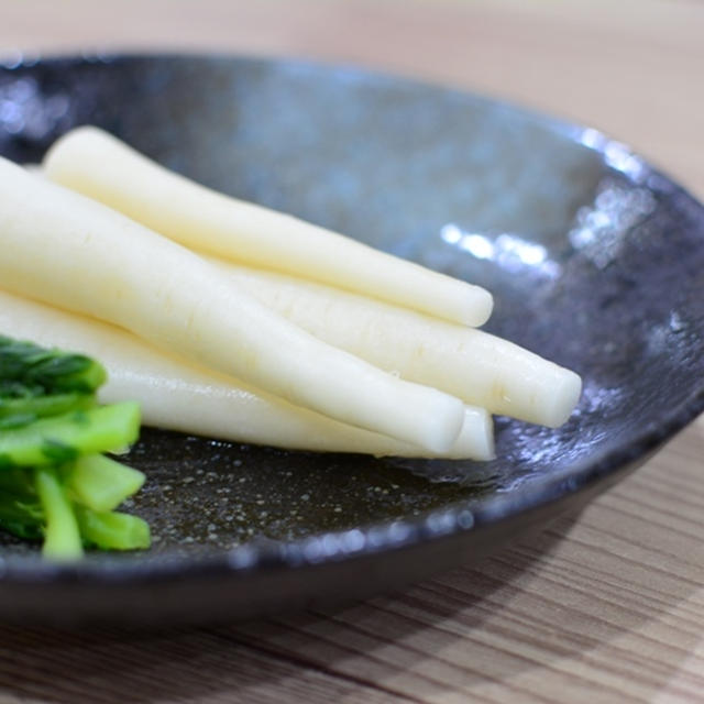 【間引き大根菜の漬物】料理レシピ♪家庭菜園で間引きした大根菜の塩漬けのかんたんな作り方です♪