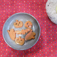 ハロウィンメニュー２人参グラッセを作ってカレーに