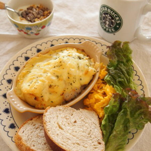 残り物、簡単朝食。。。
