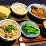 牡蠣ご飯とブリ大根と初☆菜の花
