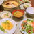 鯛めし，　　コーンの天ぷら　　　