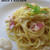 お豆腐カルボナーラ。　と、ゴマじゃこパスタ♪