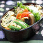 お弁当×きのこと鶏ささみのごま和え+活動量計