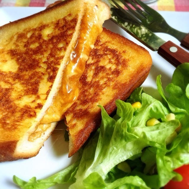甘くないフレンチトースト
