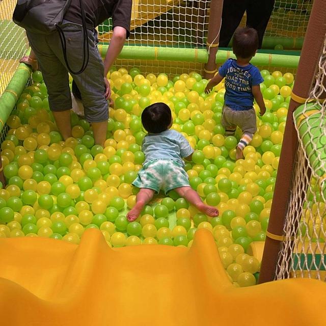憧れのボールプール、いざ！