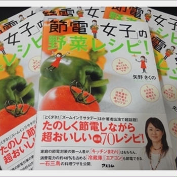 「節電女子」の野菜レシピ　発売になりました！