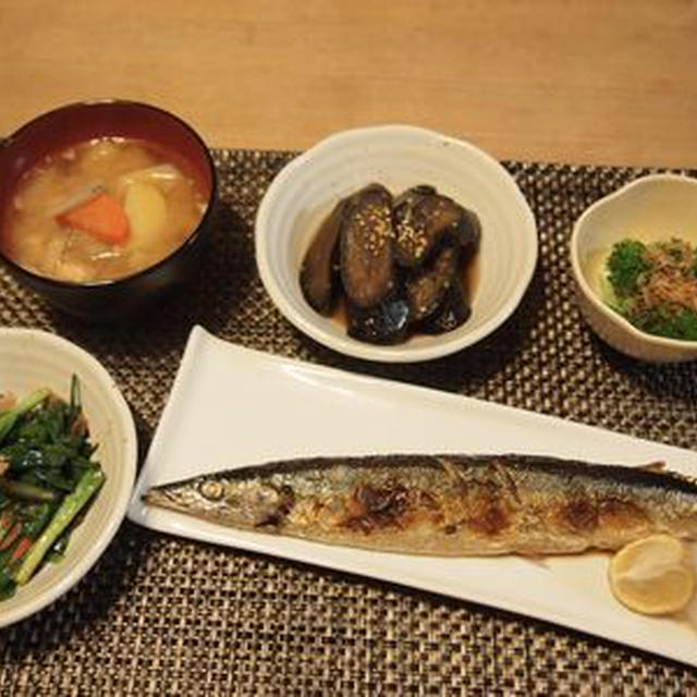 さんまで秋のほっこりお献立