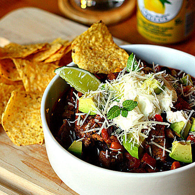 Beer Steak Chili Baked Beans