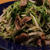 砂肝ともやしと豆苗の塩炒め