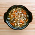 圧力鍋で作る　大豆と根菜の和風スープ