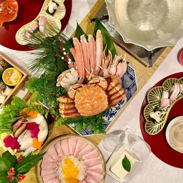 お正月２日目は、かに三昧の夜ごはん