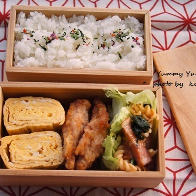 お弁当に ほうれん草と厚切りベーコンのサラダクルル By Kachimachiさん レシピブログ 料理ブログのレシピ満載
