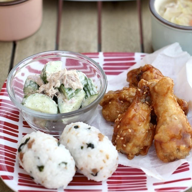 手羽元で甘辛チキン