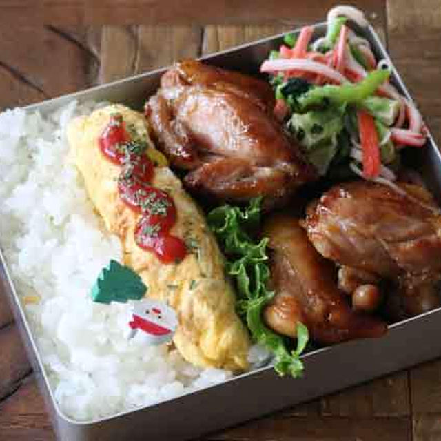 フライパンで焼く！手抜きに見えない贅沢なローストチキン弁当