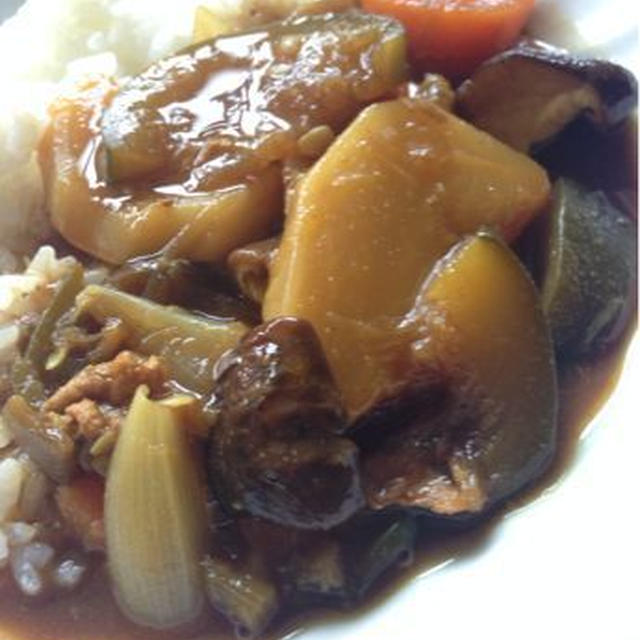 夏の野菜カレー。