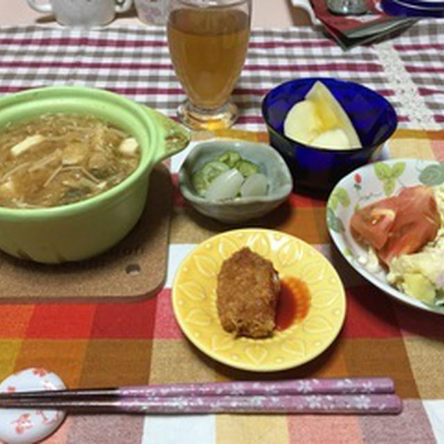 すき焼き風煮、白菜のお好み焼きなど‥