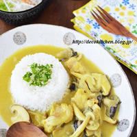 昨日のこどもたちとの晩御飯は、きのこたっぷり！な「レモンチキンカレー」でした。←めちゃ好評でした♡