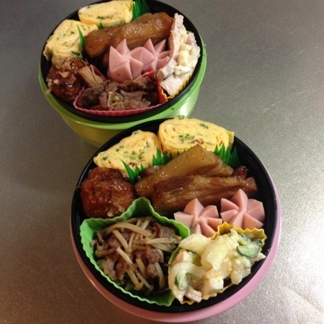 煮豚弁当