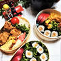 【息子弁当】納豆巻弁当。と、私弁当の2個弁。周囲の、固定観念にまどわされることなく！？