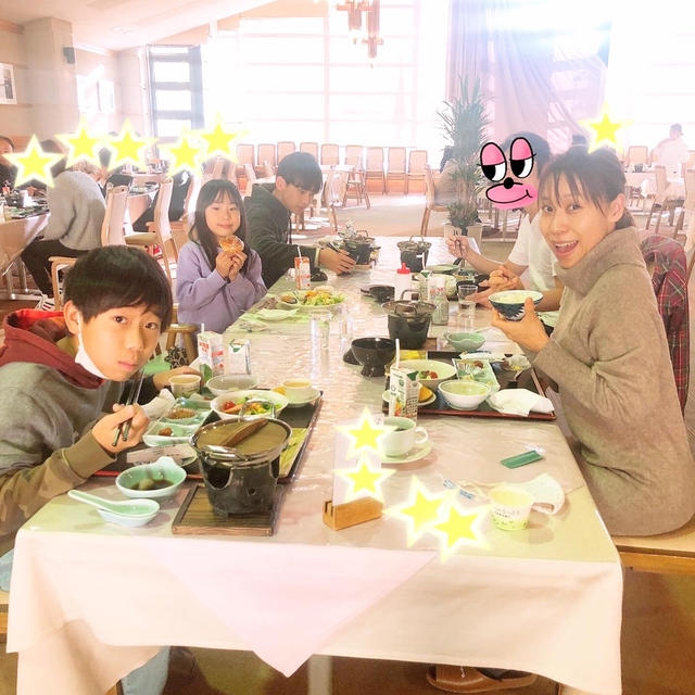 旅館の朝ごはんです！！