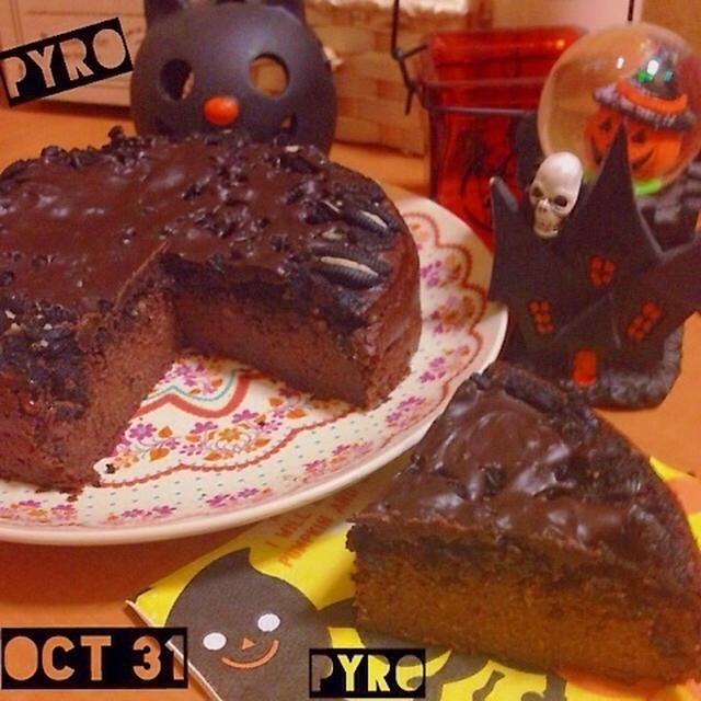 ハッピーハロウィン☆デビルズ・フード・ケーキ♪