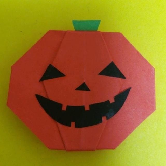 ハロウィンかぼちゃの折り方