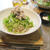 冷しゃぶサラダそうめんの昼食