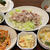 ”山形のだし”風酢の物とぶっかけうどん