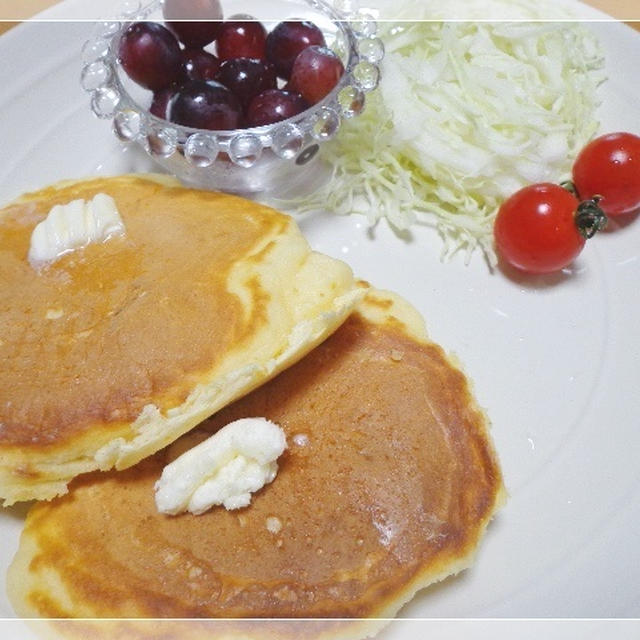 ホットケーキミックスがないときにホットケーキを食べたくなったら。