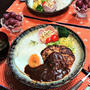 大絶賛で食いっぷりパワーＵＰ！【デミソースたっぷりロコモコ丼de夕食】。と、旦那と語り合った日。