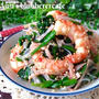 サッパリとした甘味♡海老&ほうれん草の春雨アジアンサラダ