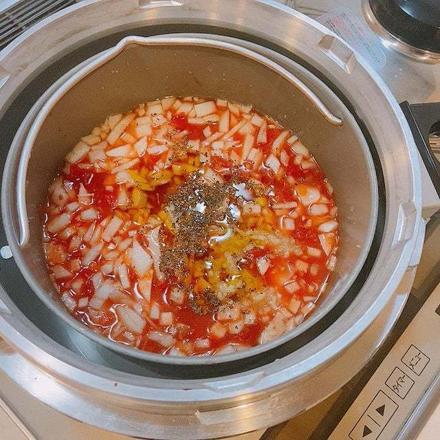 グランクリュで玄米トマトリゾット♡久々のお弁当作りと息子