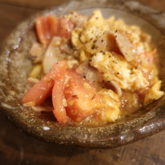 【recipe】トマトと豚肉の卵炒め／ON