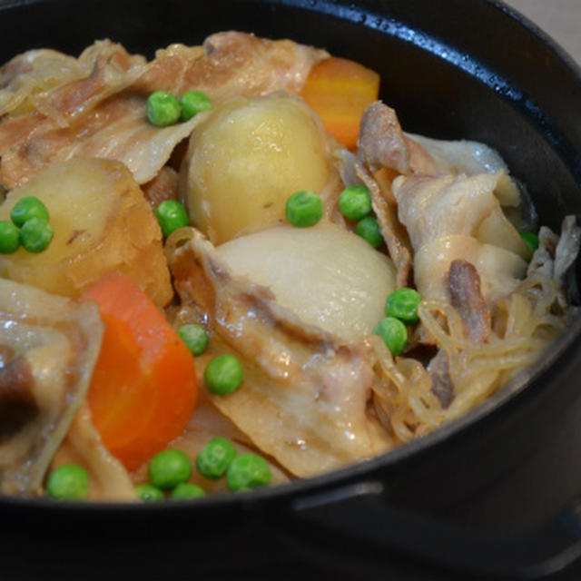 つくレポお礼♪とストウブで「無水肉じゃが」