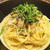 茄子ときのこの軽いクリームスープパスタ（レシピ付）