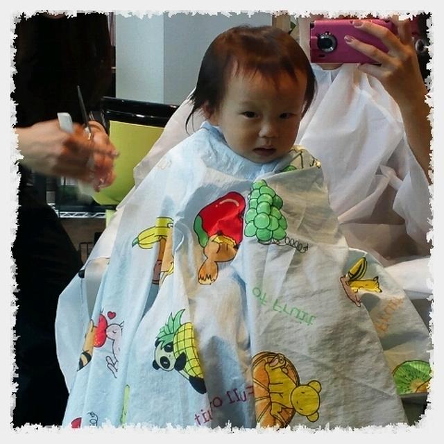 朔ちゃん初カット☆
