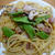ベーコンといろいろ野菜の醤油パスタ