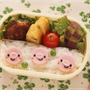 【三匹のこぶたのお弁当＊キャラ弁】