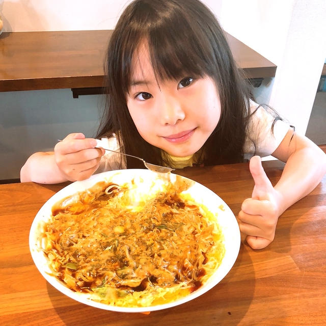 小麦粉なし！レンチンお好み焼きです！