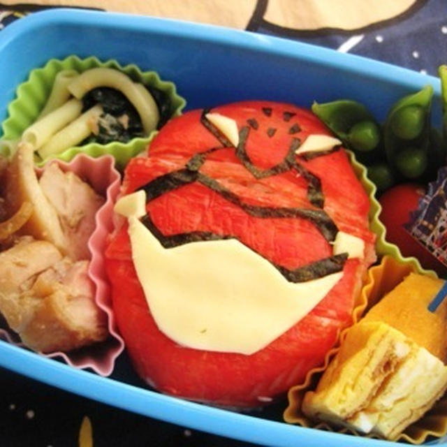 ゴーバスターズのお弁当（幼稚園）（キャラ弁）