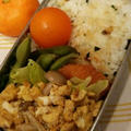 お弁当☆しめじと卵のオイスターソース炒め