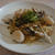 貝柱と高菜のたらこ焼きそば