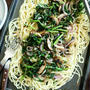 Shungiku Baby Bella Spaghetti 春菊きのこスパゲッティ